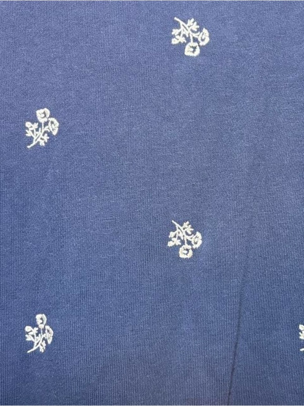 Draper James "Bobbie" Embroidered Belted 100% Cotton Sweatshirt Dress - Picture 7 of 8